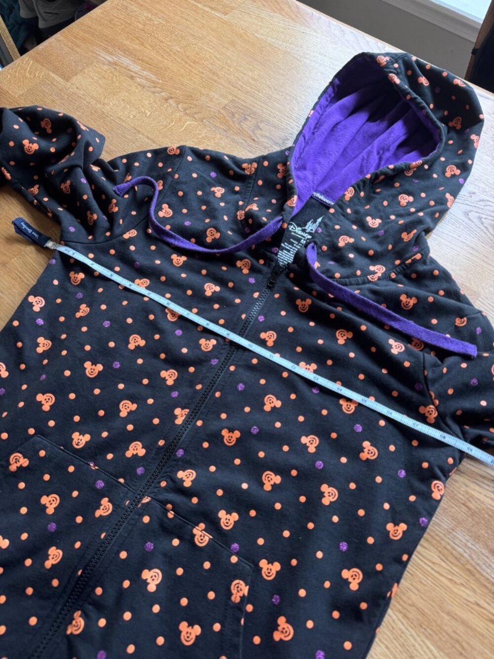 Disney Parks Halloween Mickey Jacket Full Zip Size Medium - Picture 8 of 9